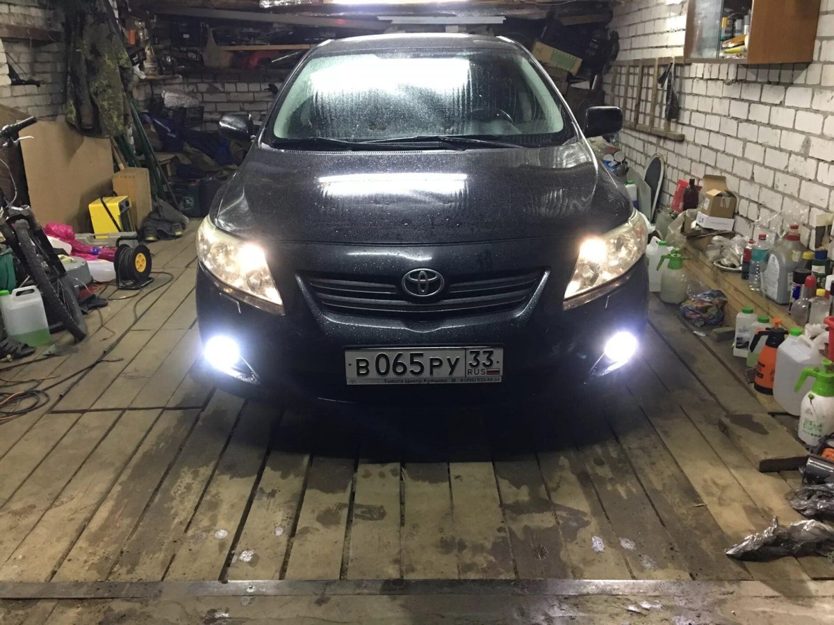 Светодиодные лампы на Тойота Королла е150