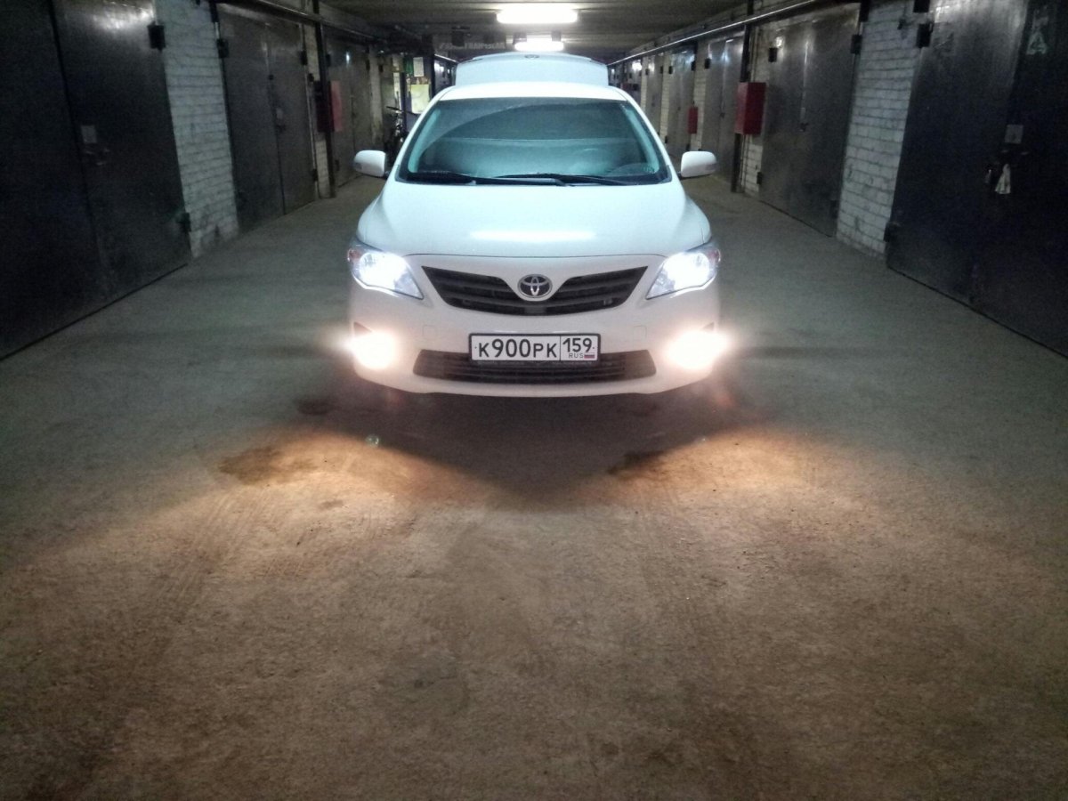 Светодиодные лампы на Тойота Королла е150