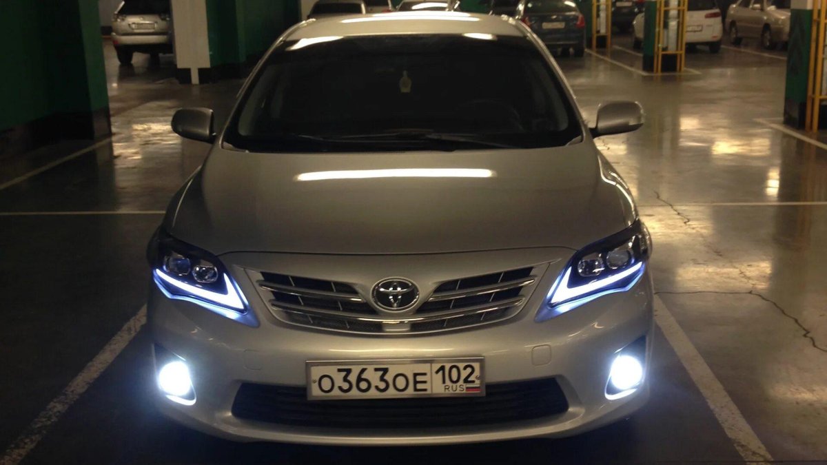 Тойота Королла 140 светодиодная оптика