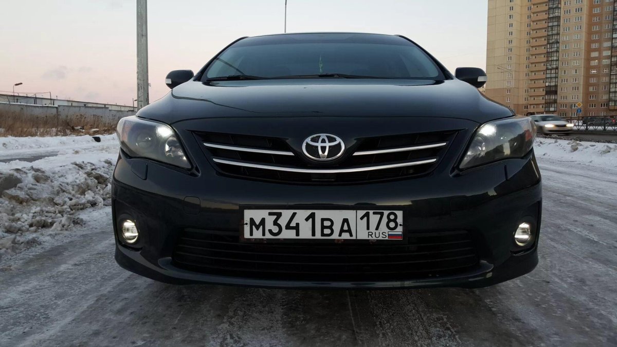 Тойота Королла 2007 туманки