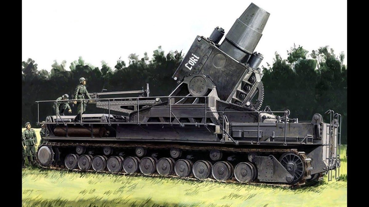 Карл самоходная мортира