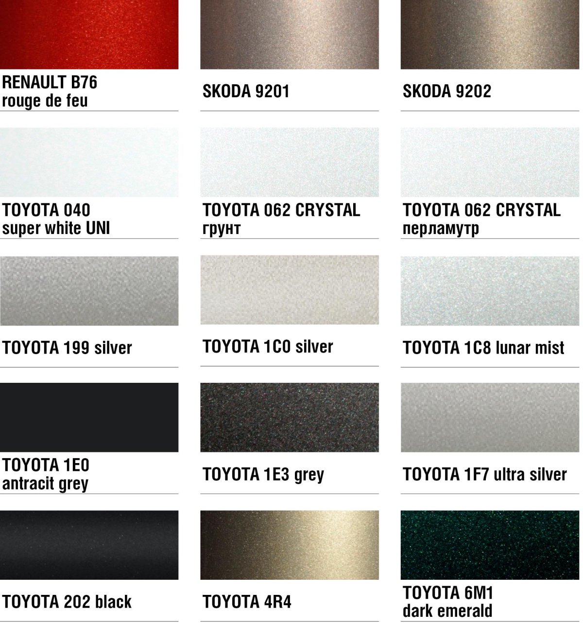 1c8 цвет Тойота краска Silver