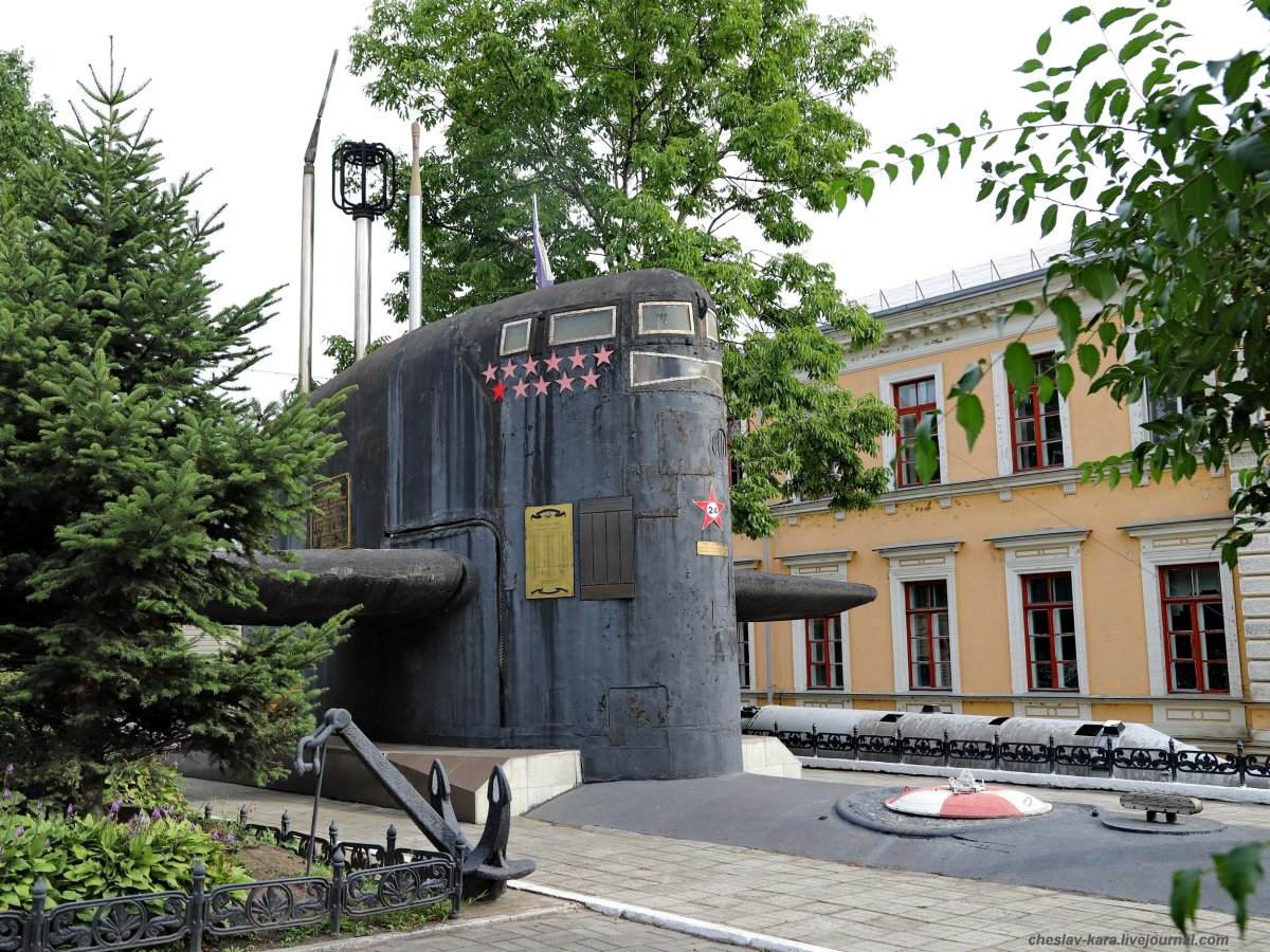 Рубка подводной лодки к-66 Приморский край, большой камень