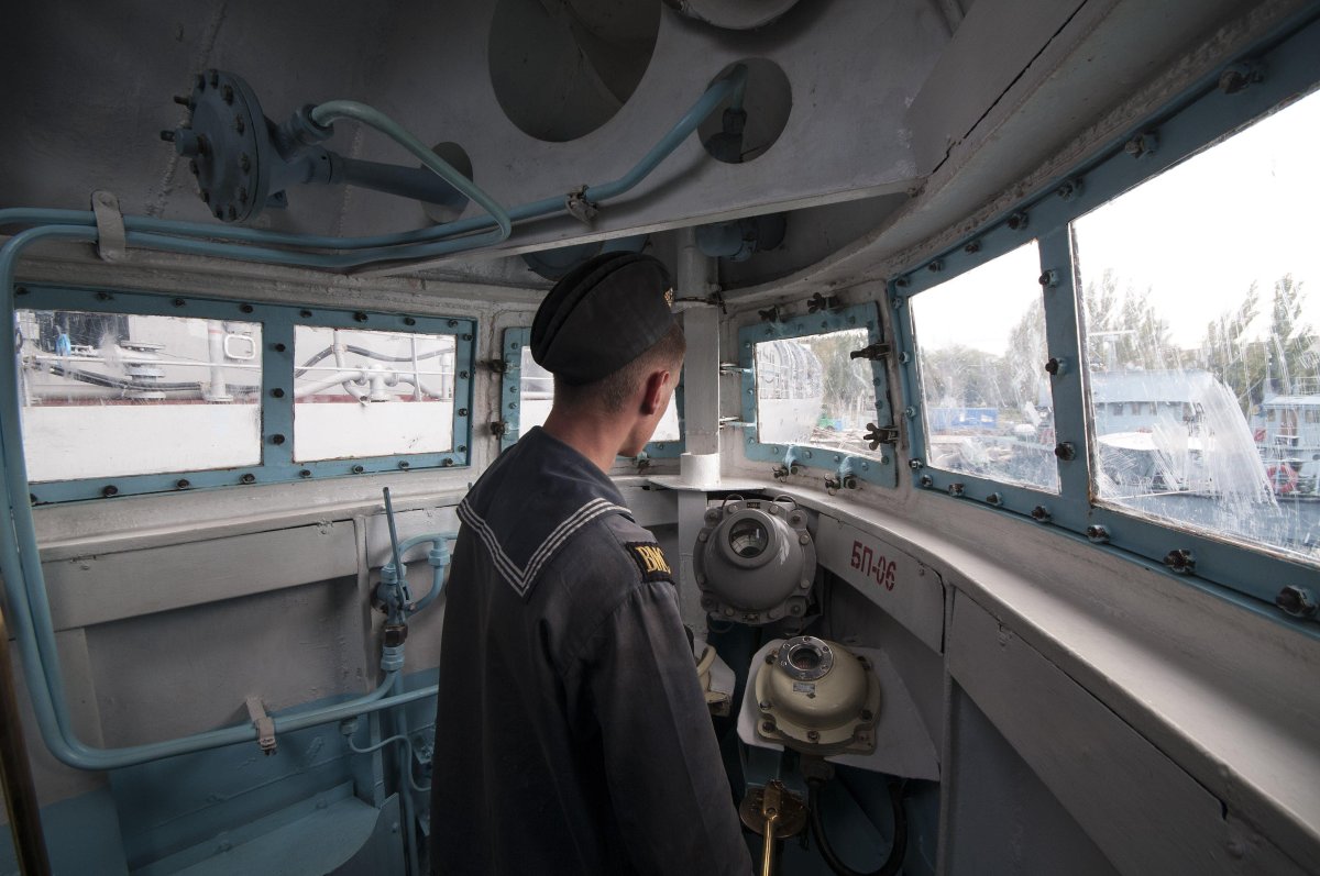 Капитанский мостик подводной лодки