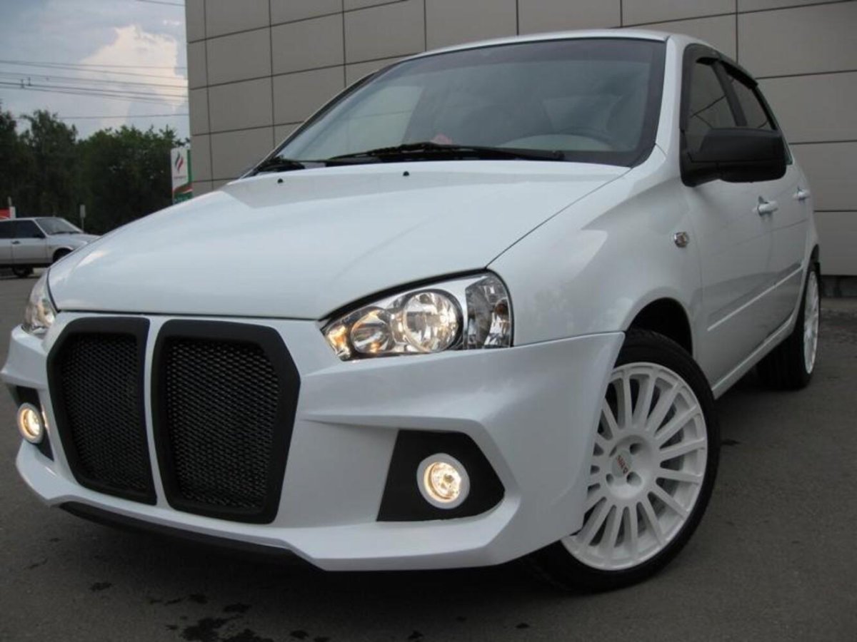 Бампер передний Лада Калина спорт 1