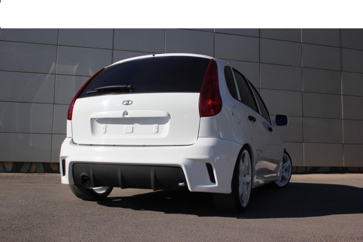 Задний бампер Lex на ВАЗ 1119 Калина хэтчбек