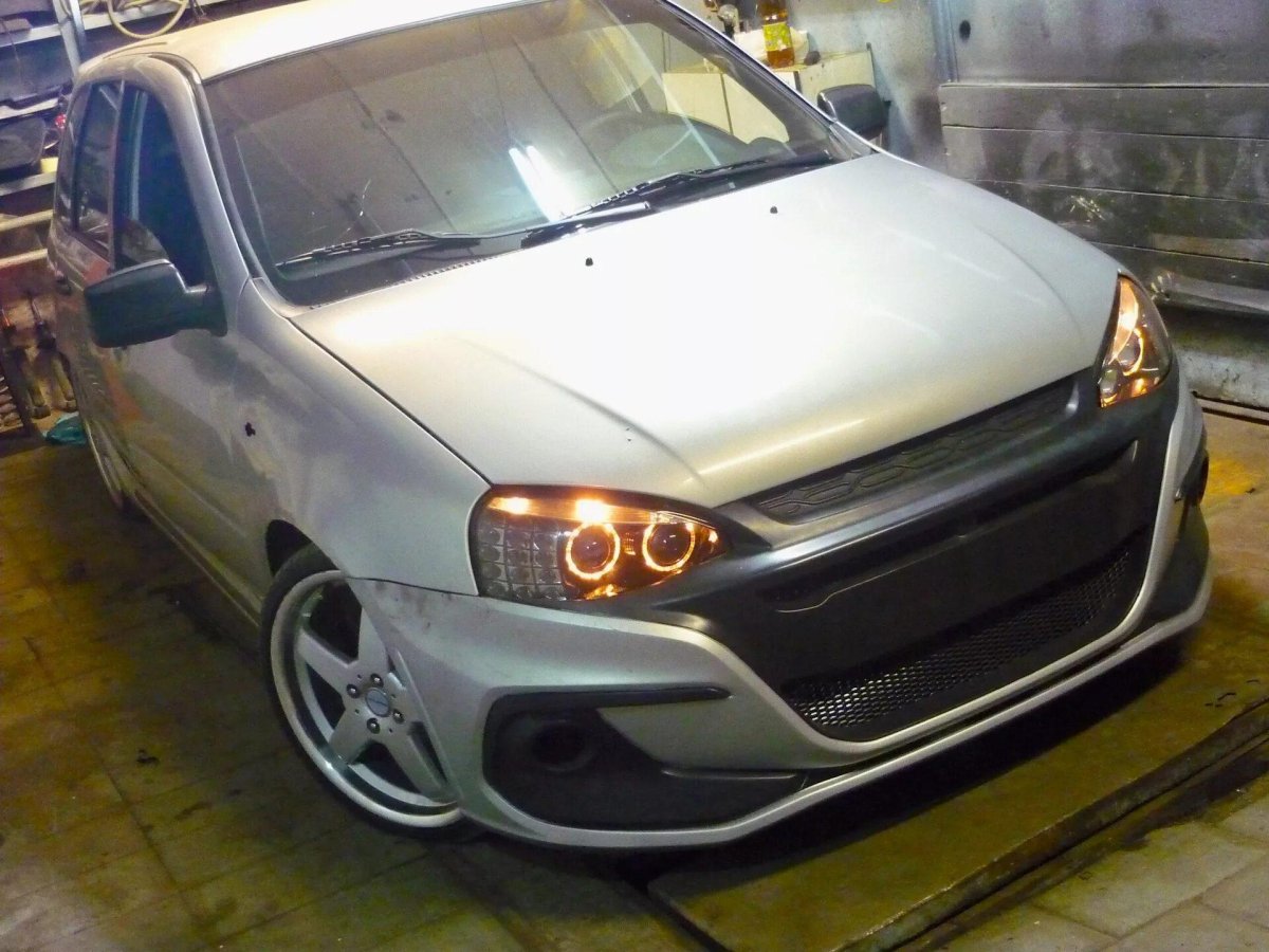 Бампер Калина спорт 1