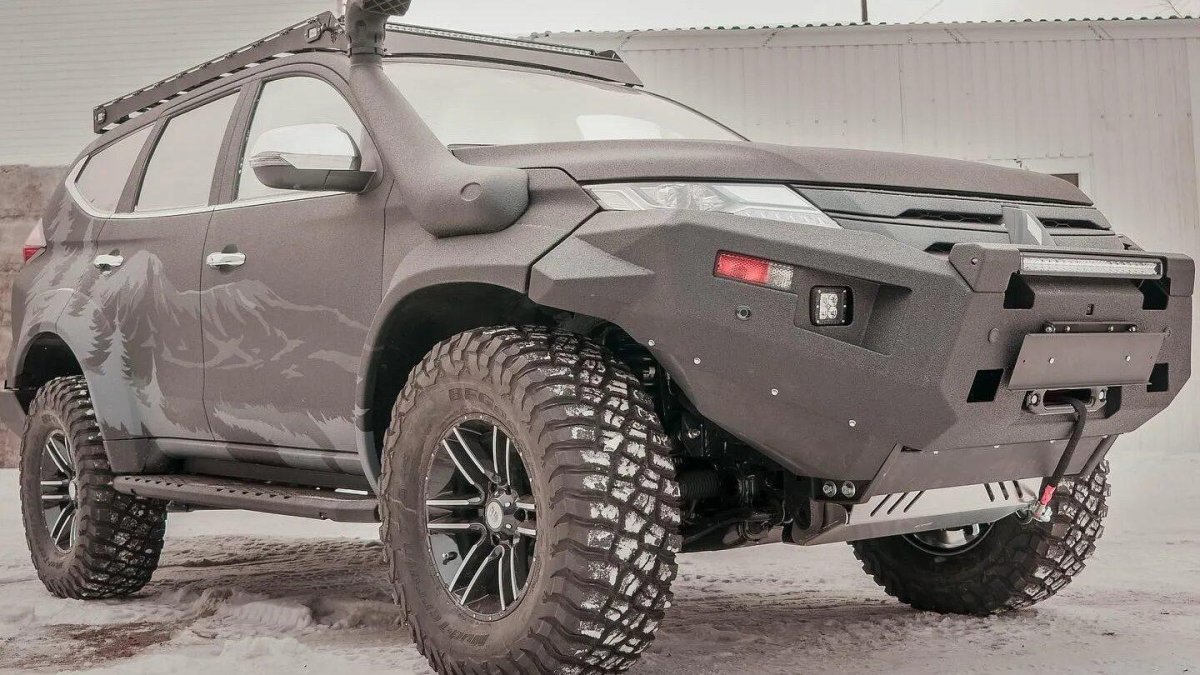 Силовой бампер Mitsubishi Pajero Sport 3