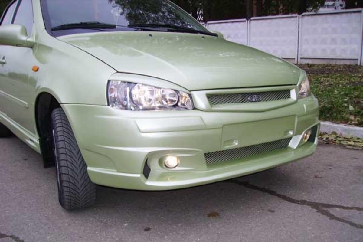 Передний бампер Лада Калина 1