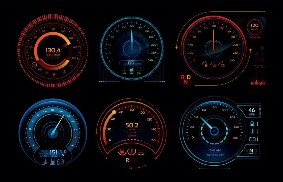 NFS приборная панель