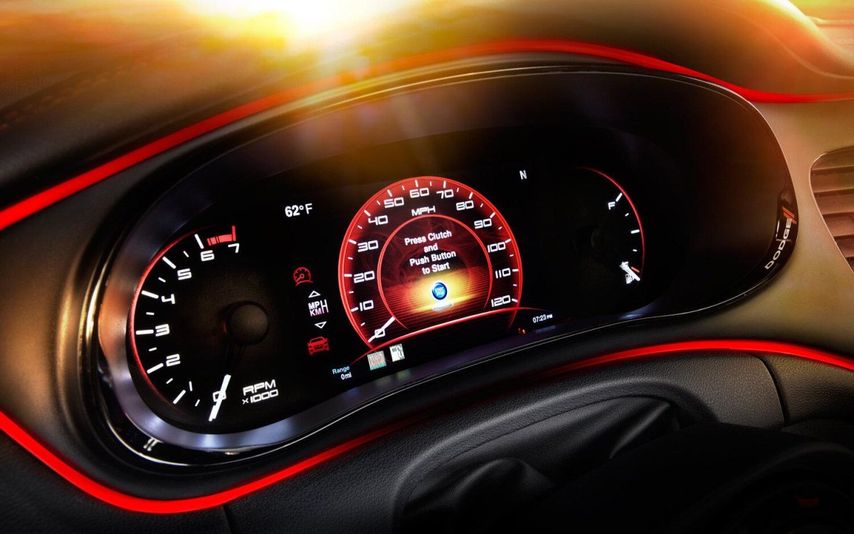 Приборная панель Додж Дарт