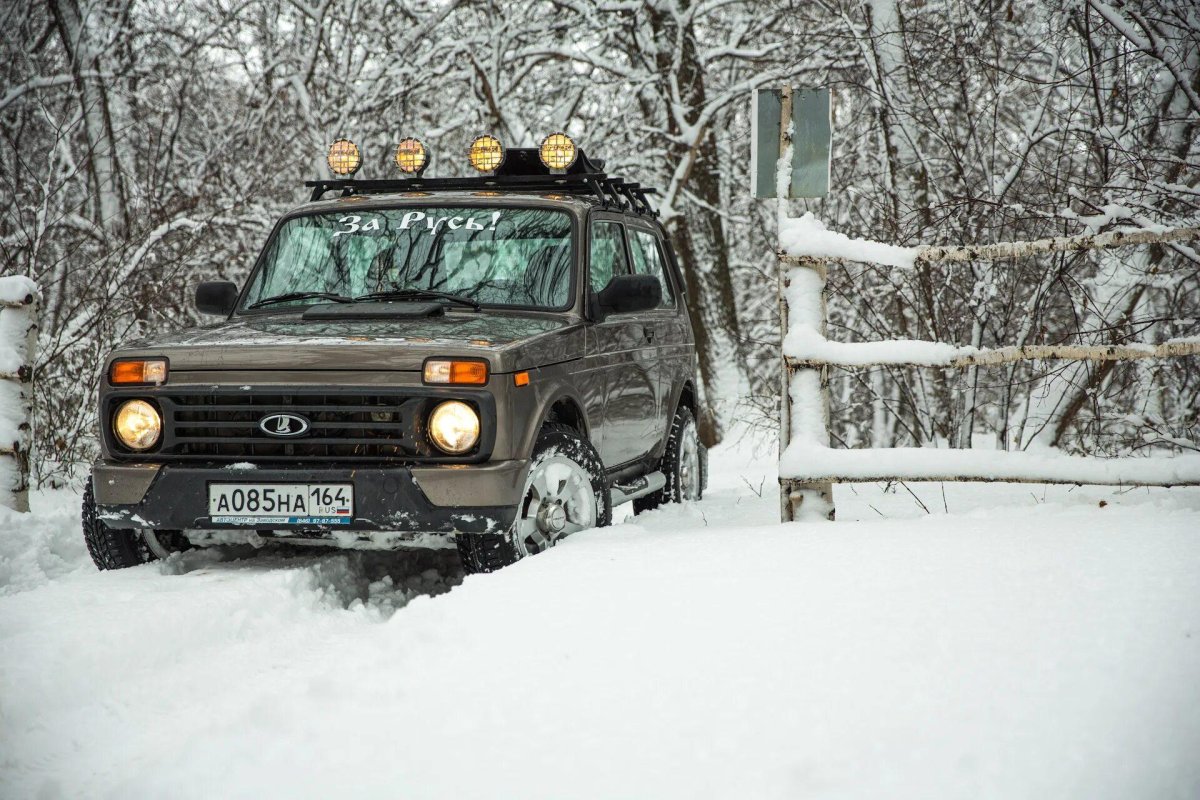 Нива 4х4 зима