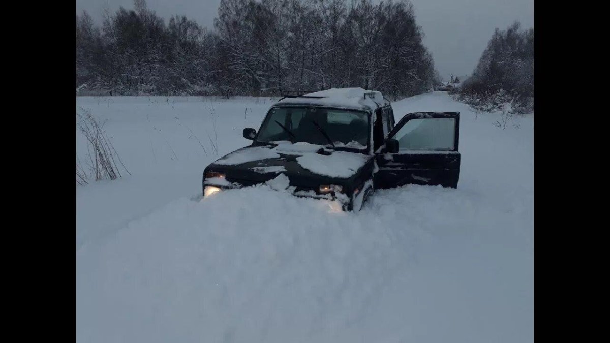 Нива Урбан по снегу