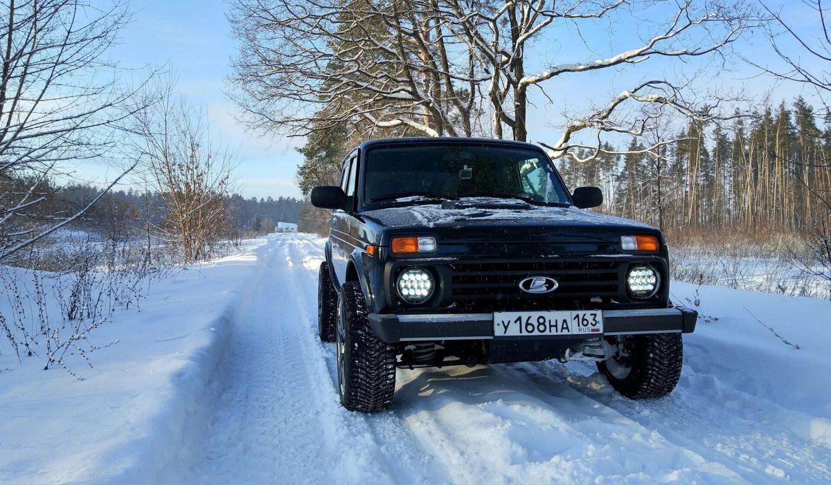 Нива 2121 зима