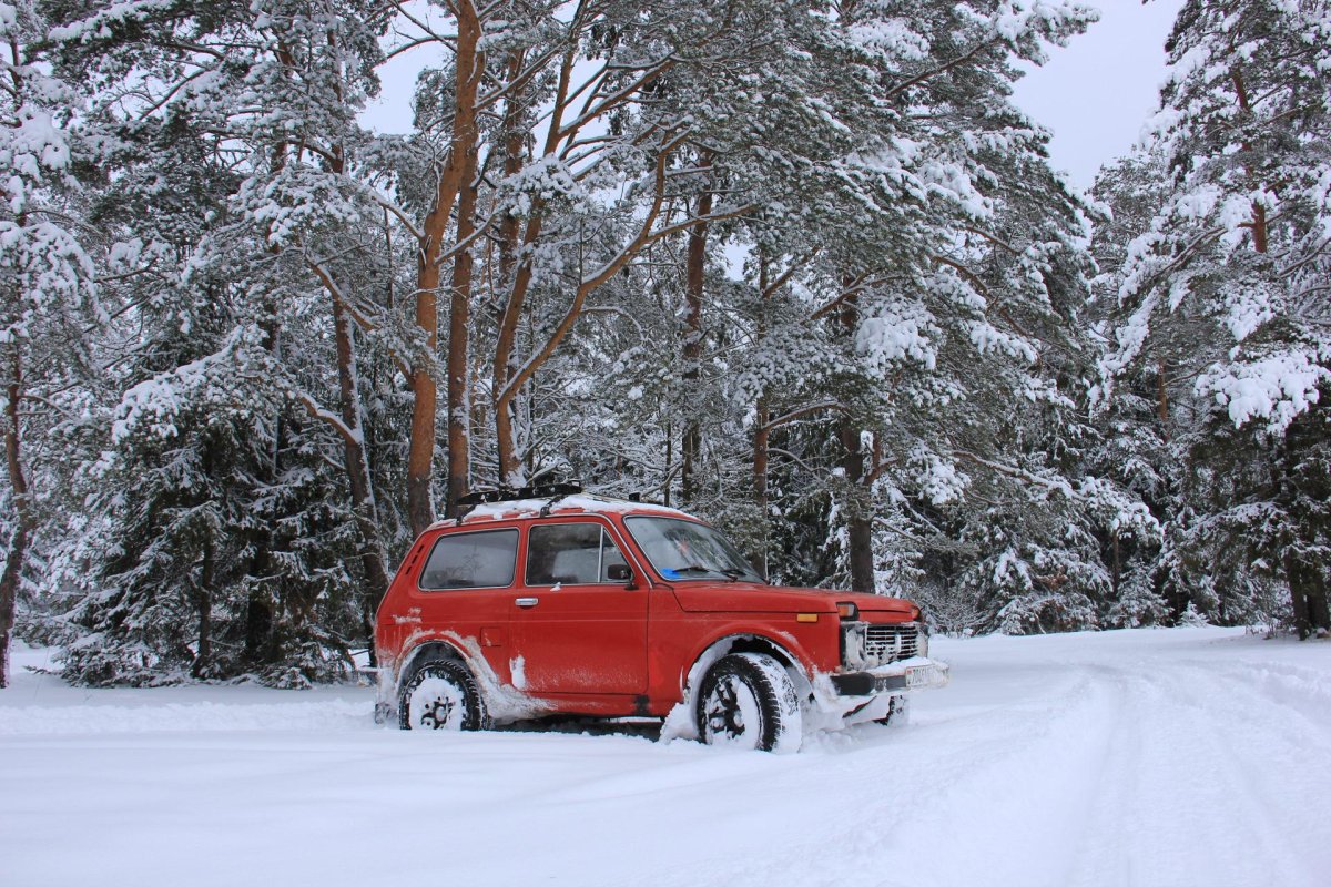 Нива 2121 зима