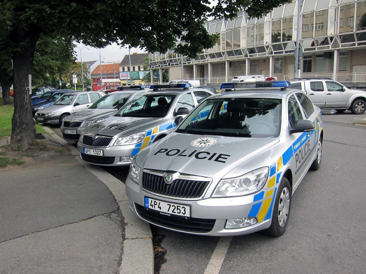 Полицейская Шкода Чехия