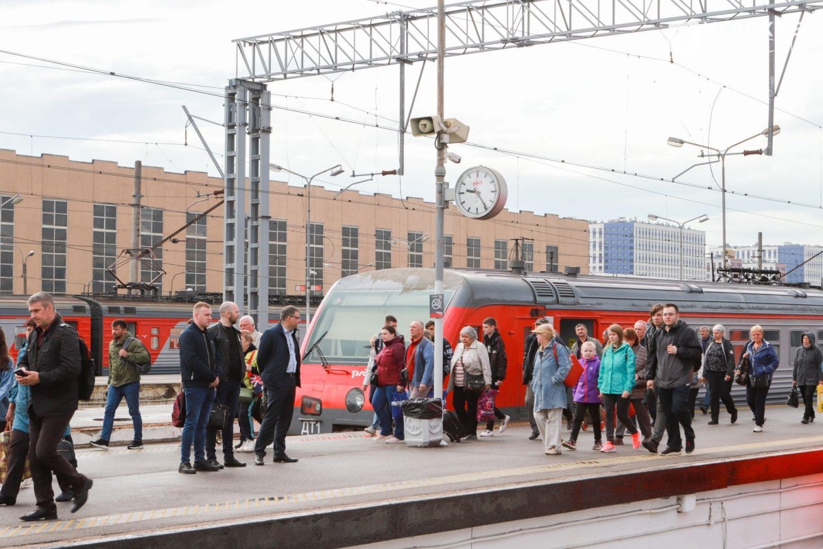 Балтийский вокзал электрички