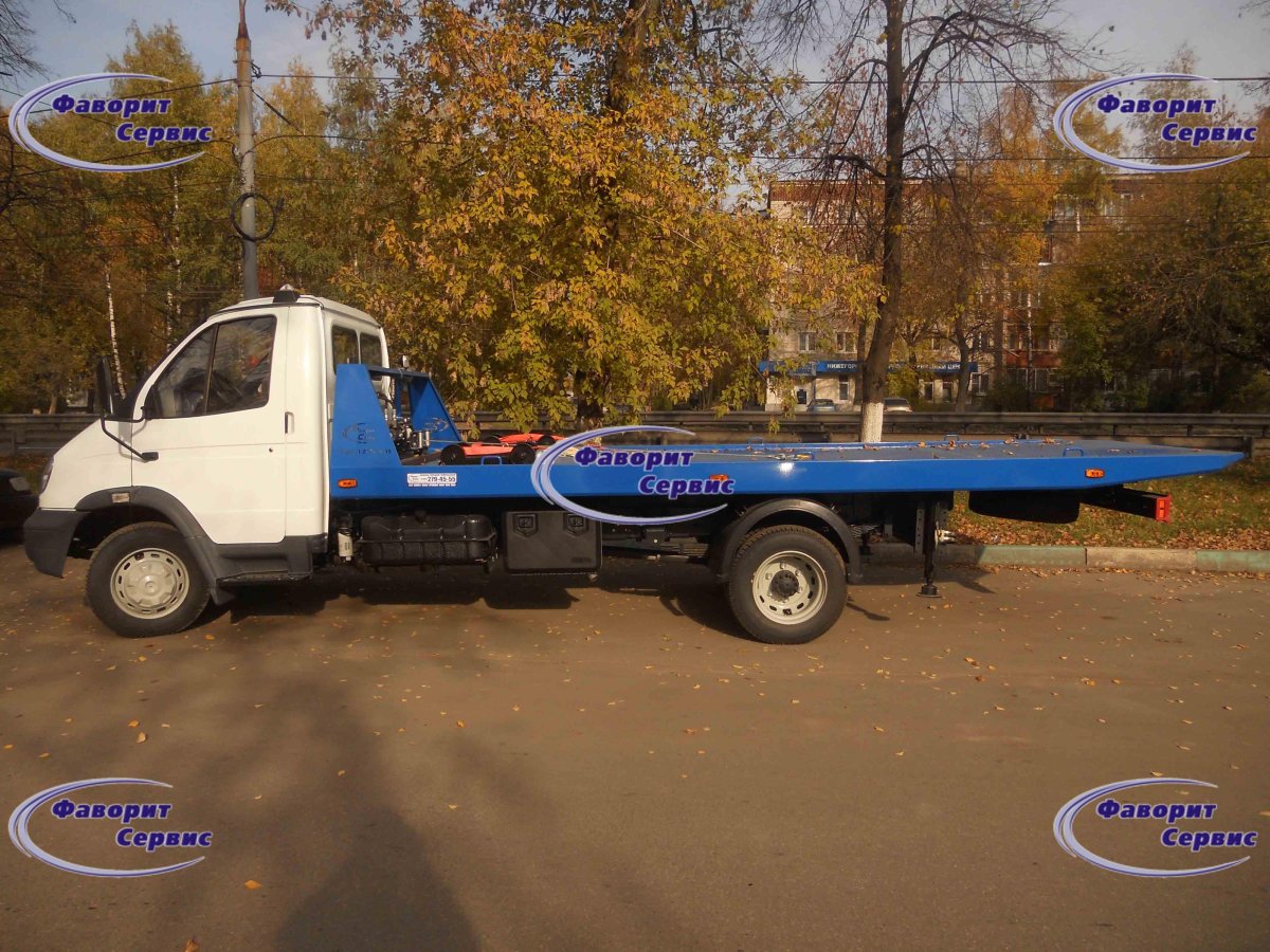 Эвакуатор Газель next сдвижная платформа
