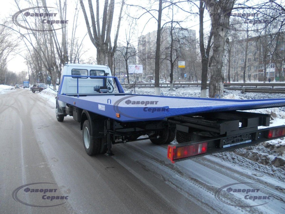 ГАЗ 3302 эвакуатор со сдвижной платформой