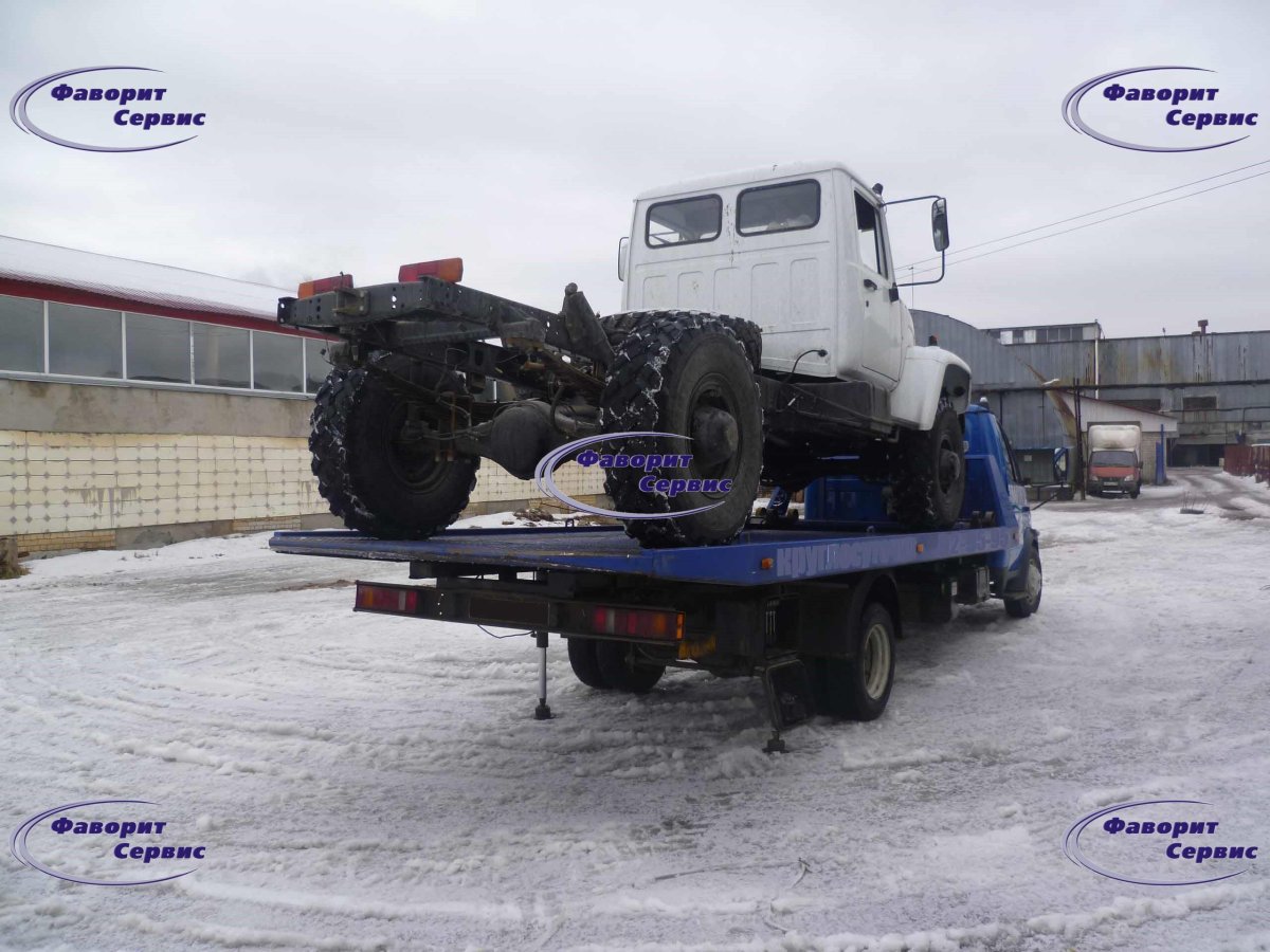 Эвакуатор Валдай со сдвижной платформой