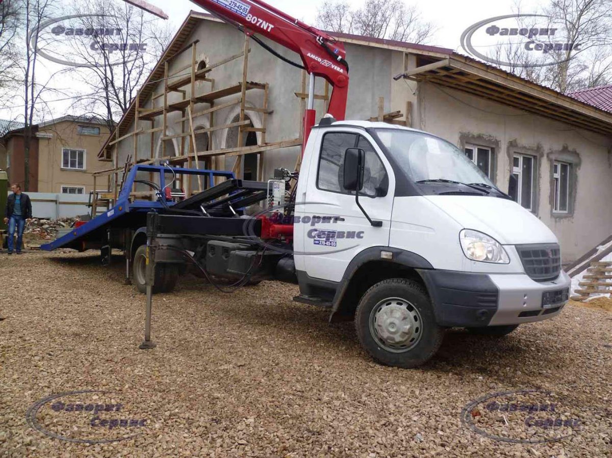 Эвакуатор ГАЗ-с49rf2 Валдай сдвижная платформа