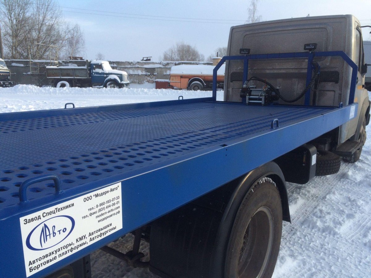 Эвакуатор Газель next сдвижная платформа