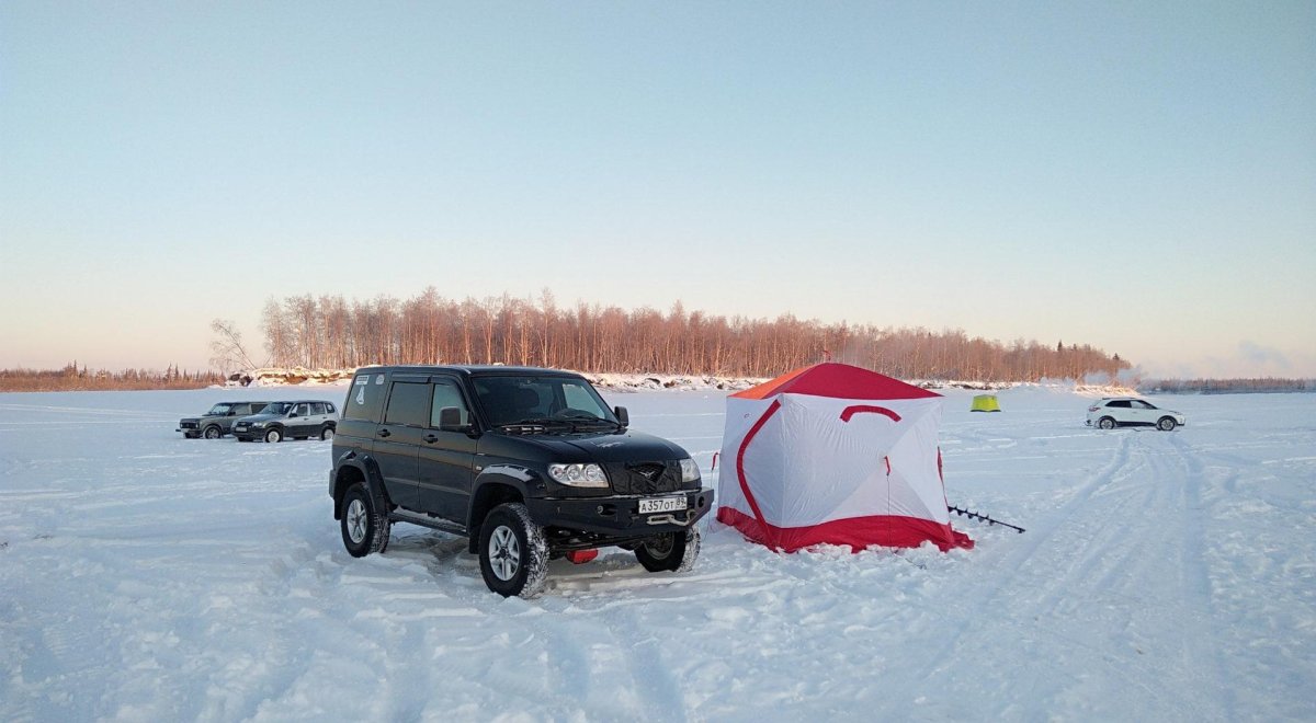 УАЗ Патриот прицеп снегоход