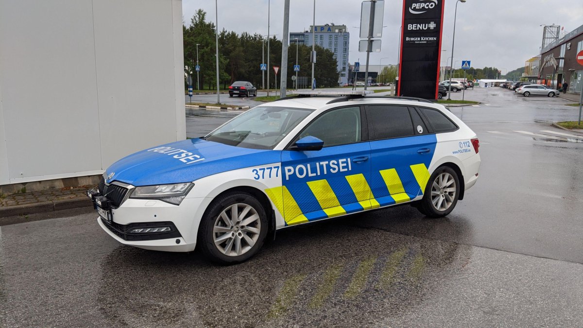 Эстонские полицейские машины