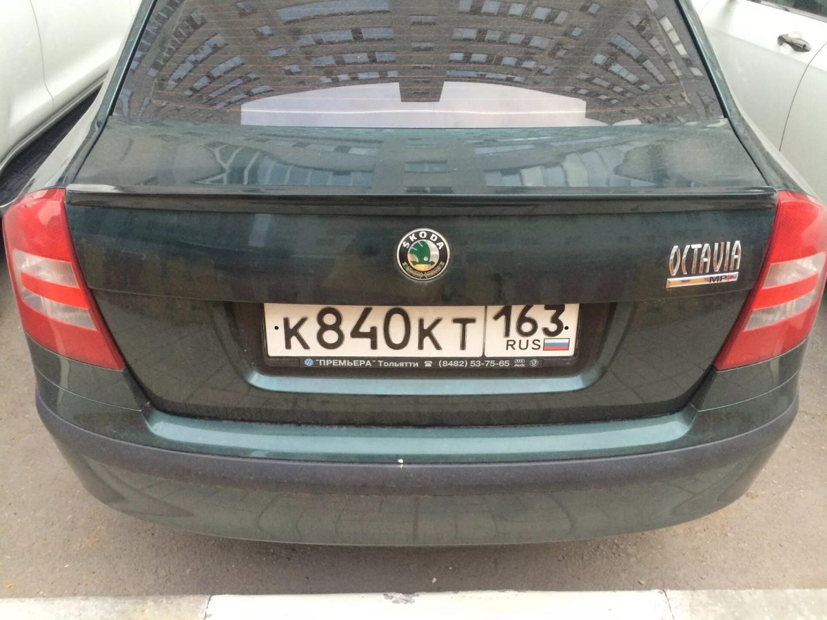 Шкода Октавия а5 сзади 2008