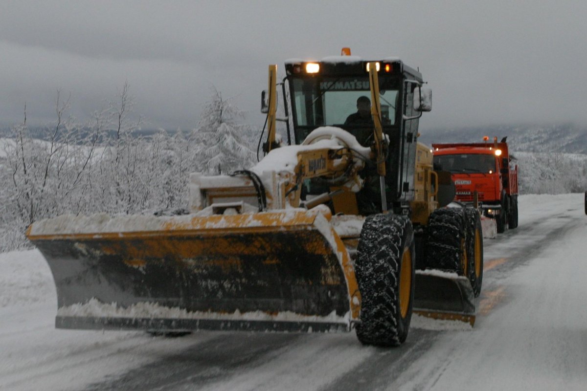 Грейдер ГС 14.02 расчистке снега