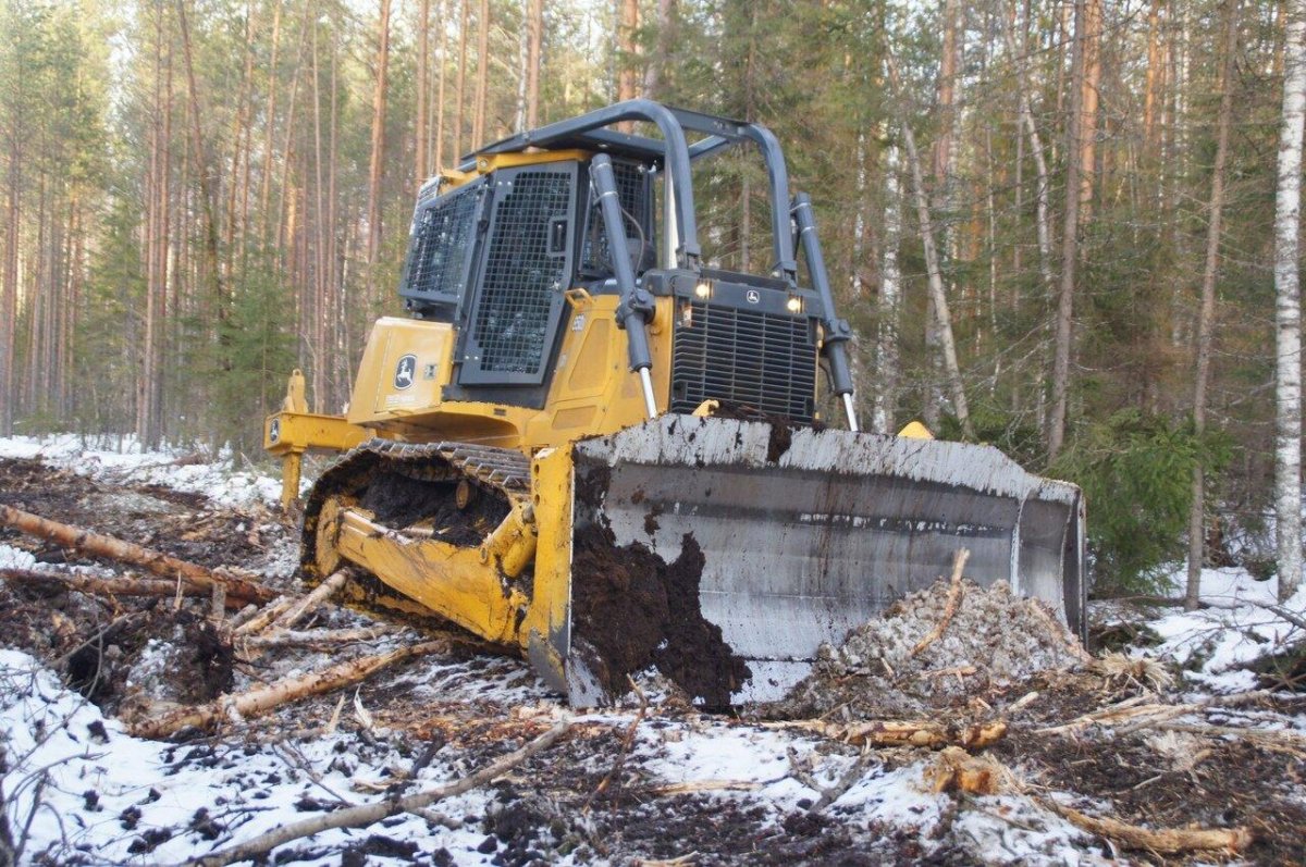 Бульдозер Джон Дир 750