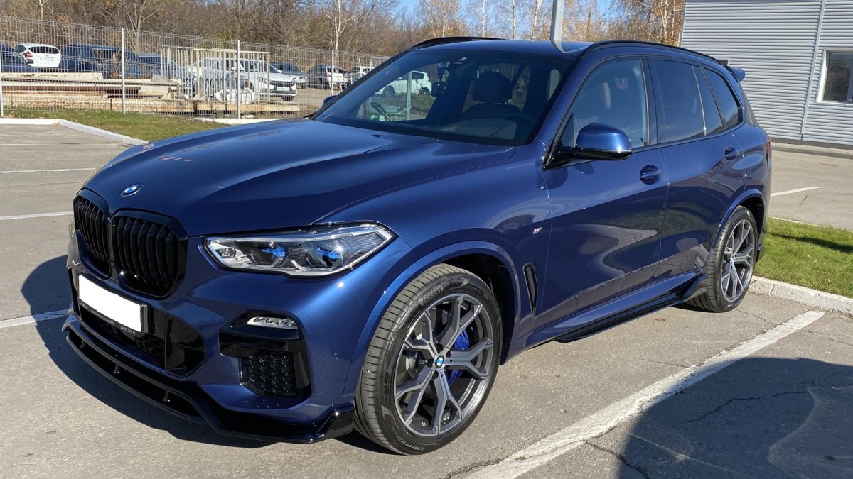 BMW x5 синий Фитоник