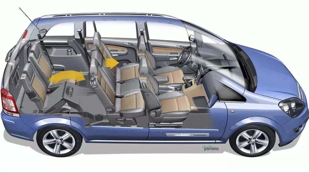 Опель Зафира 7 мест