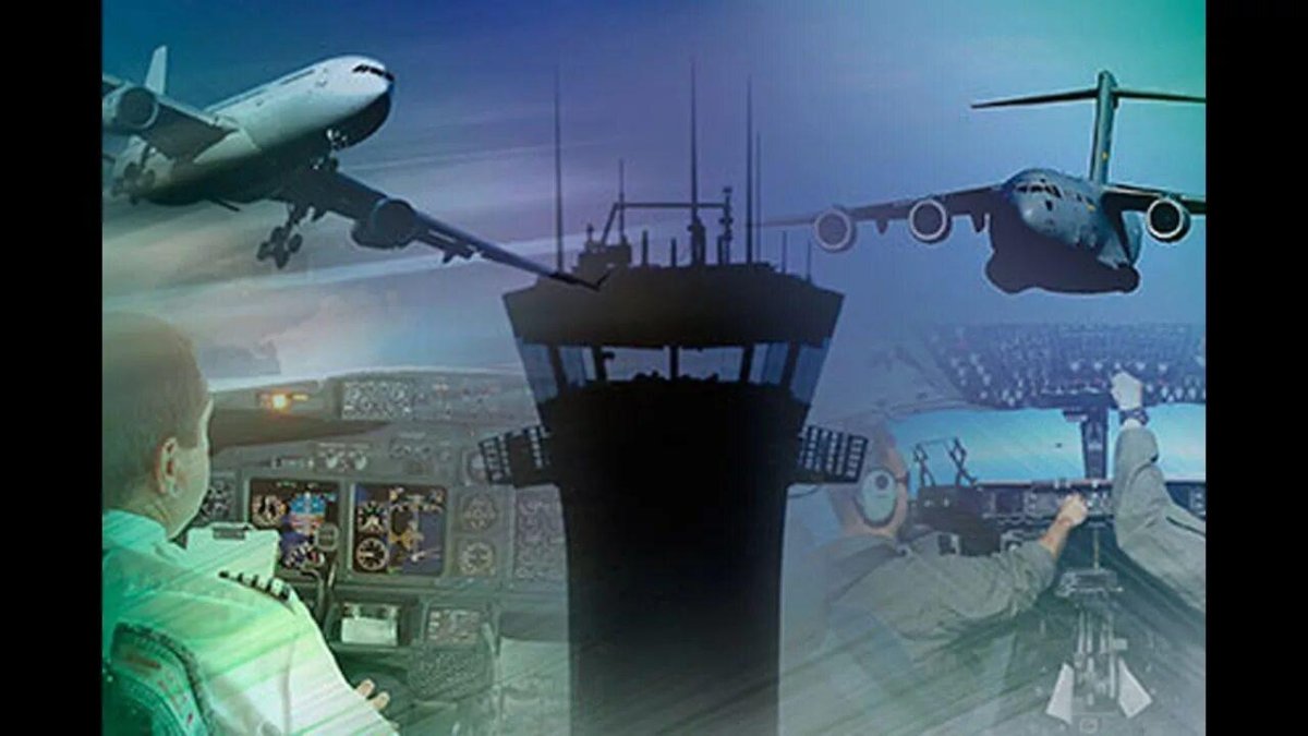 Пилот и авиадиспетчер