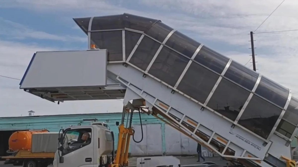 Самоходный трап Шереметьево