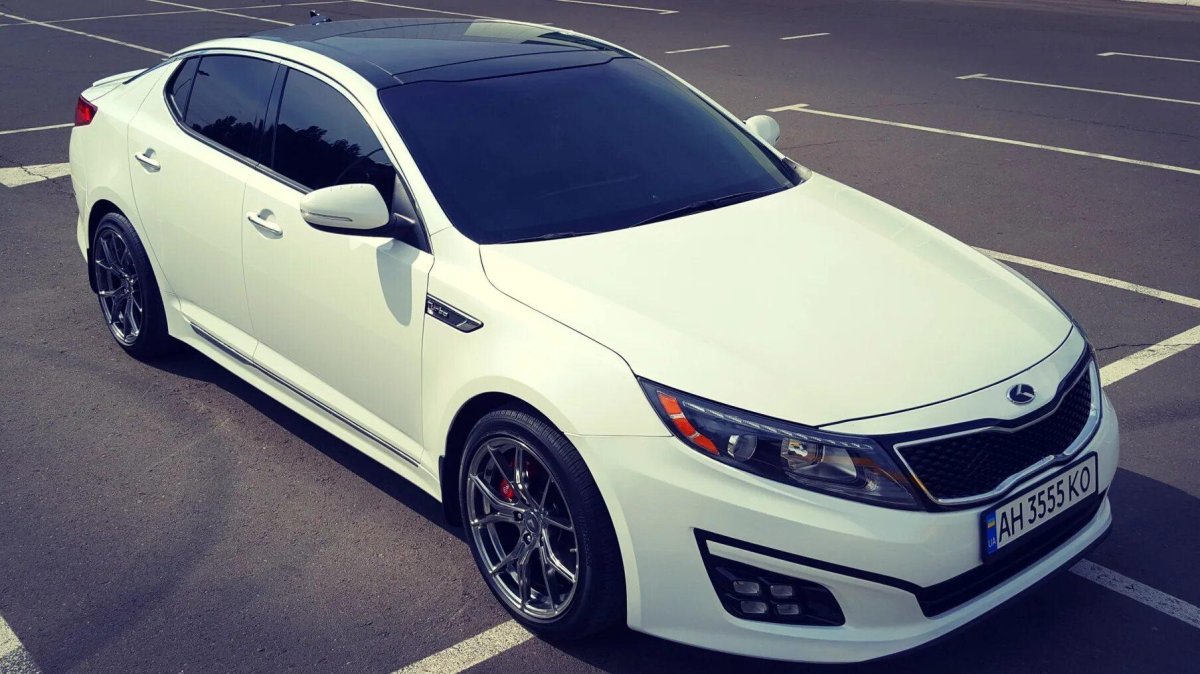 Kia Optima 2012 White Tuning