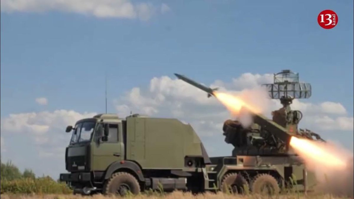 Боевая машина модернизированного 9а33-2б ЗРК «Оса» на шасси МАЗ-6317