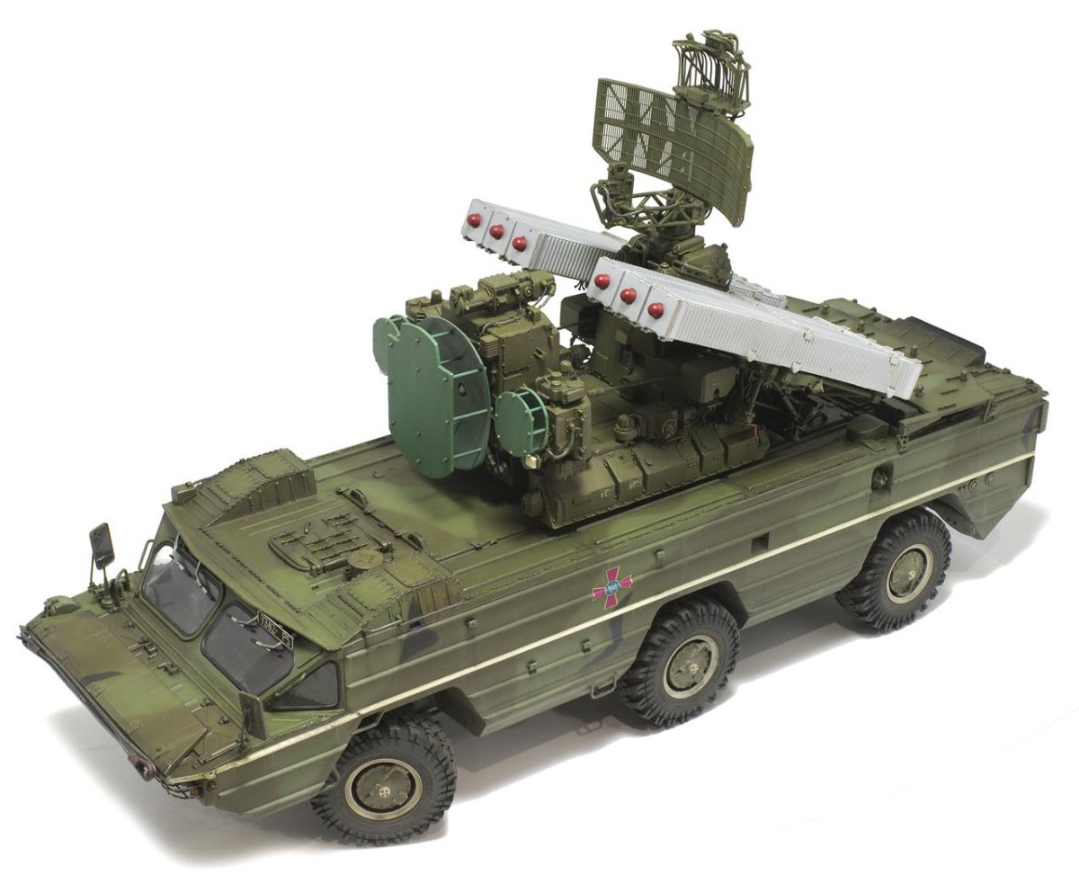 ЗРК Оса 9к-33 (sa-8 Gecko) Trumpeter, 1/35