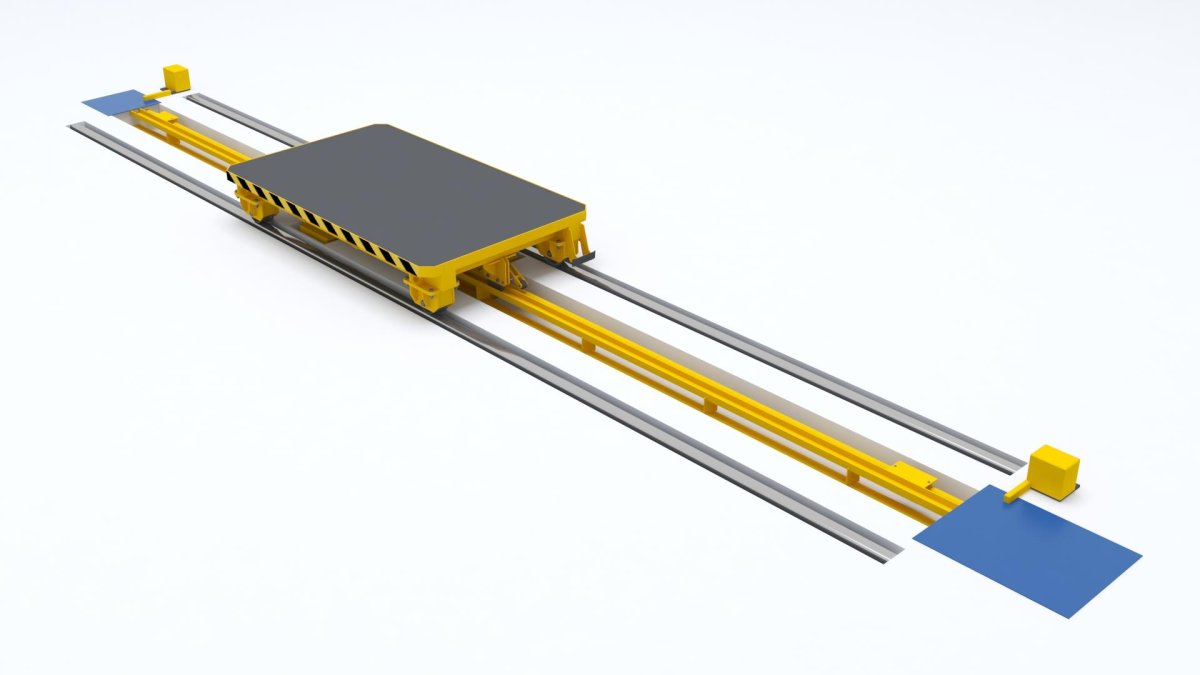 Тележка рельсовая тр-э-5.0-3300/1600