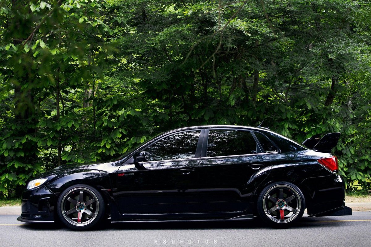 Subaru Impreza WRX STI 2008 черный