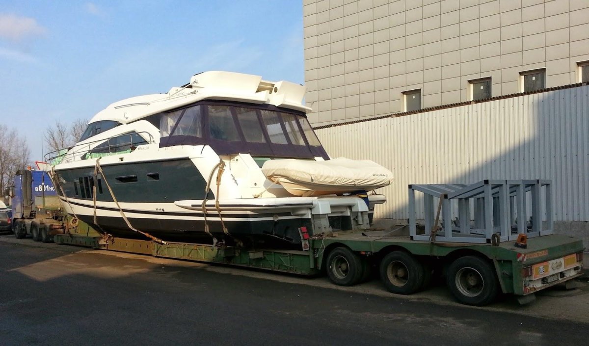 Транспортировка катера