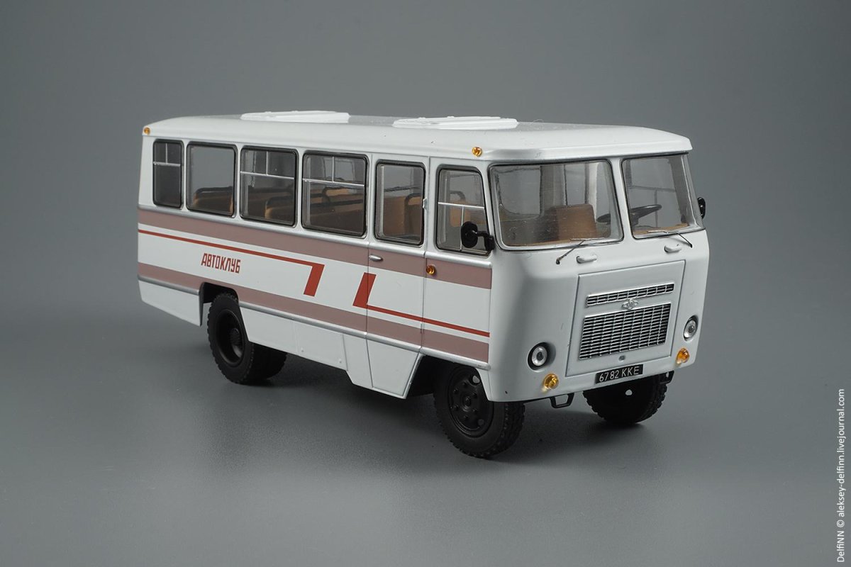 Автобус Кубань из бумаги