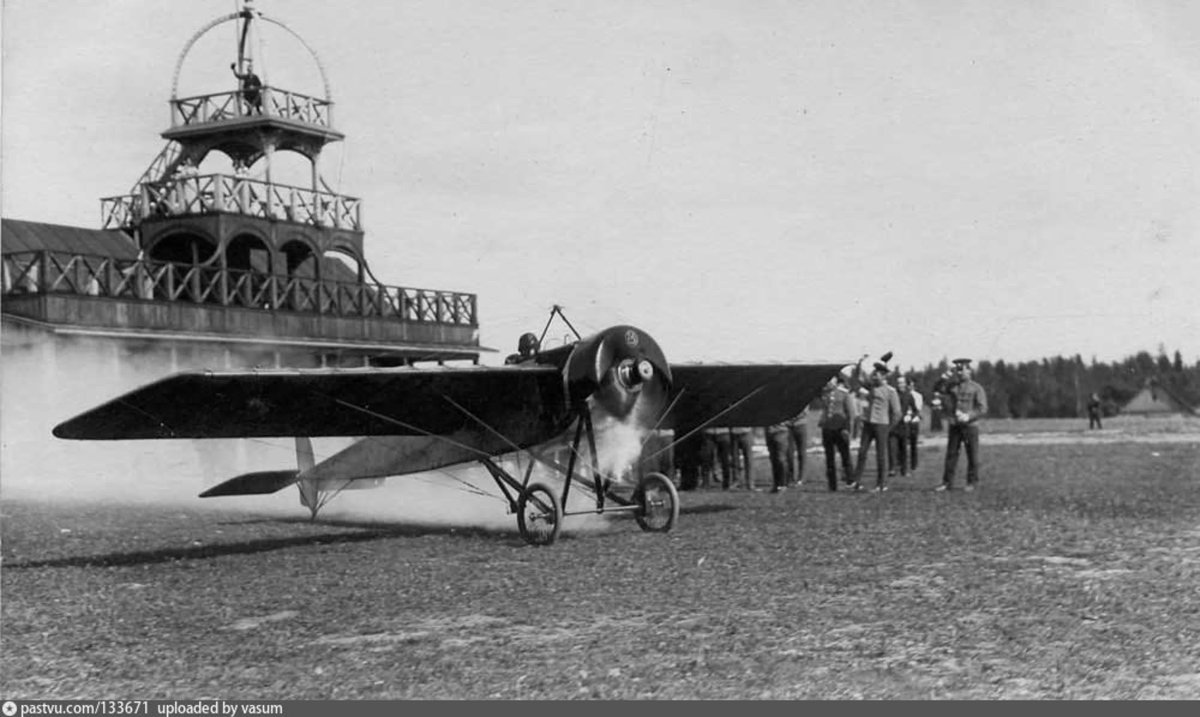 Первый аэродром в Гатчине