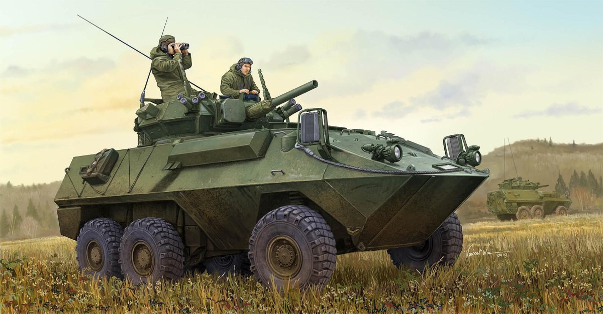 Сборная модель Trumpeter Canadian AVGP cougar (improved Version) (01504) 1:35