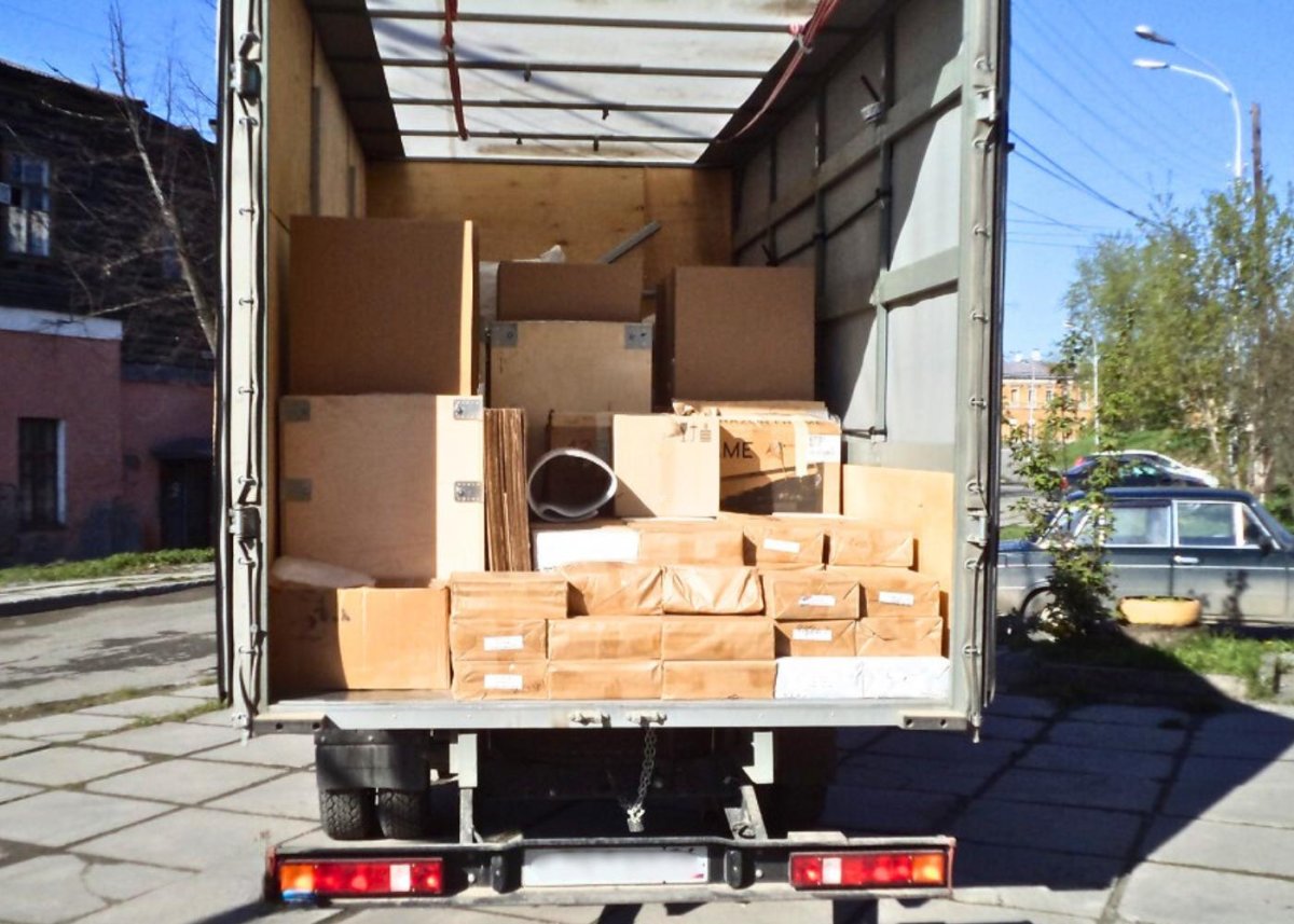 Газель Некст разгрузка палетт