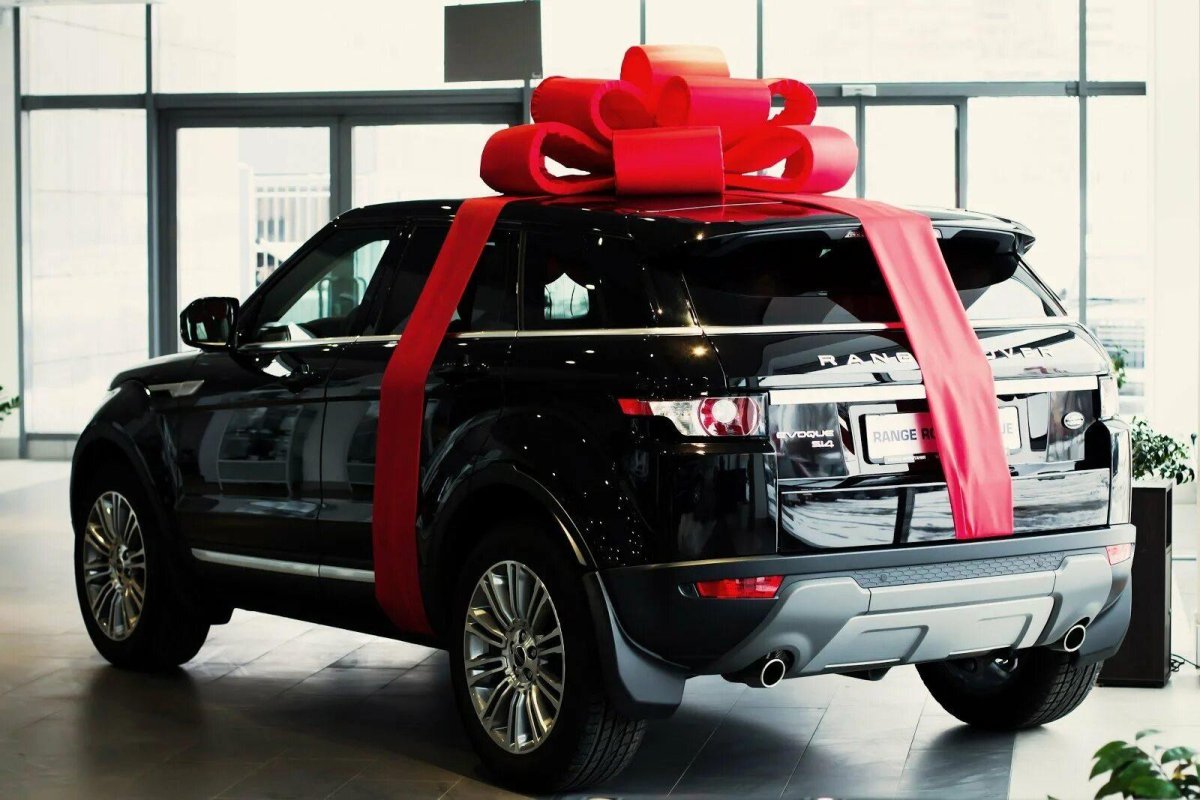 Range Rover Evoque с бантом