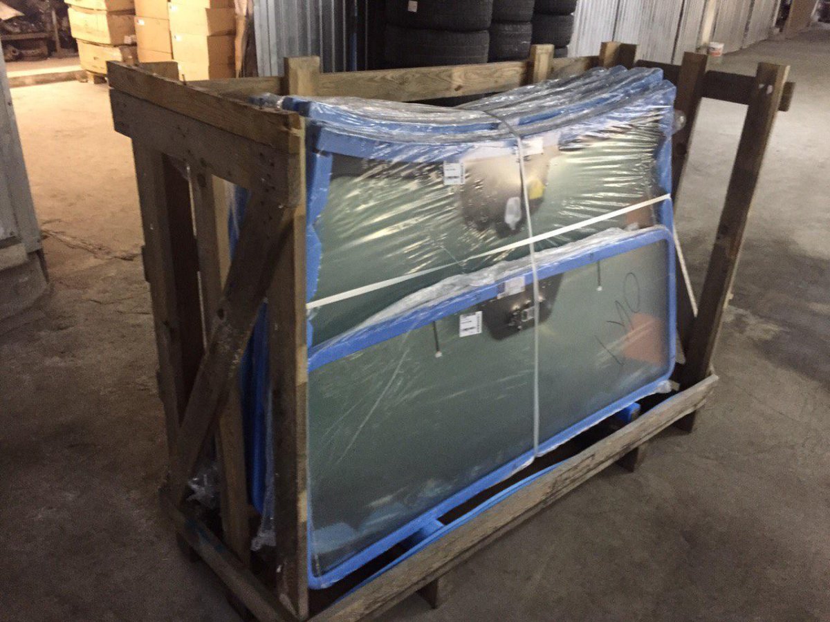 Упаковка лобовых стекол