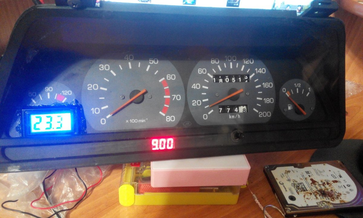 Приборка на ИЖ 2717