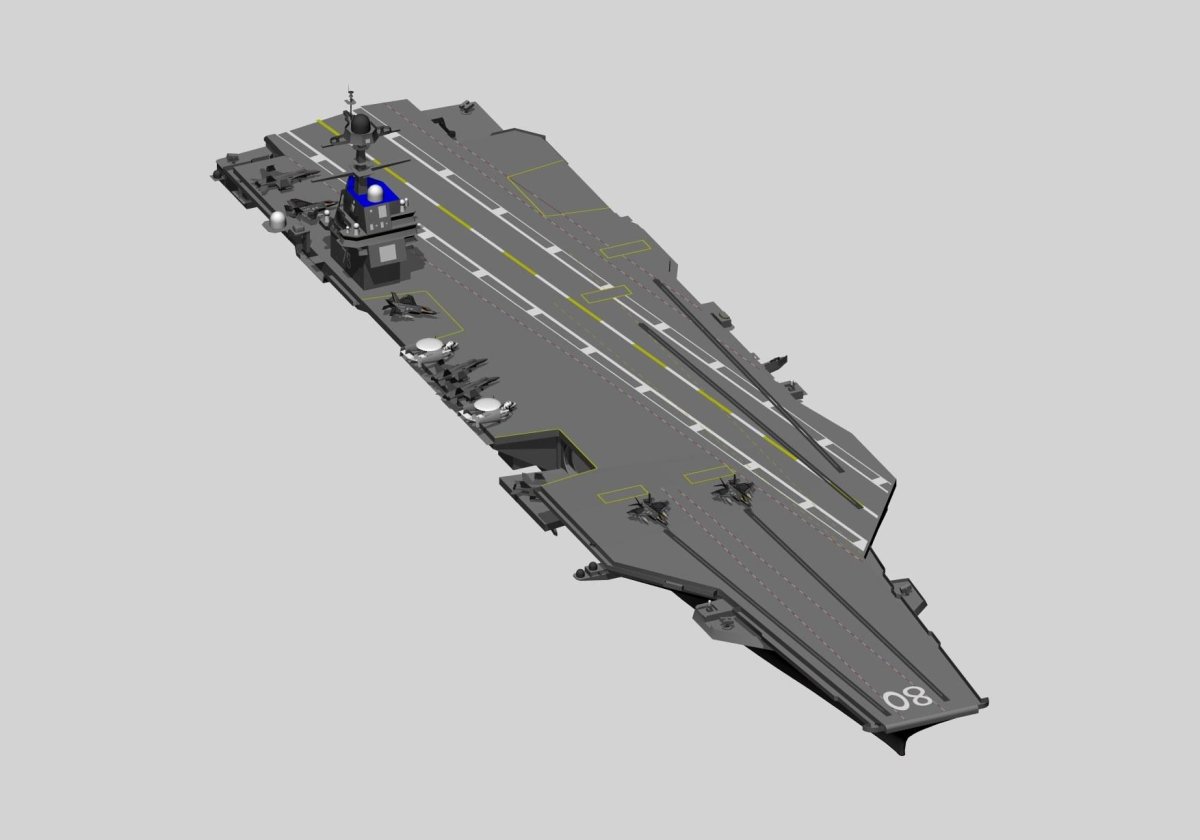 Авианосец Джеральд Форд мостик