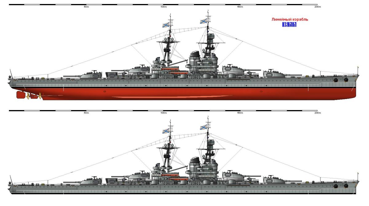 Линкор крейсер Измаил